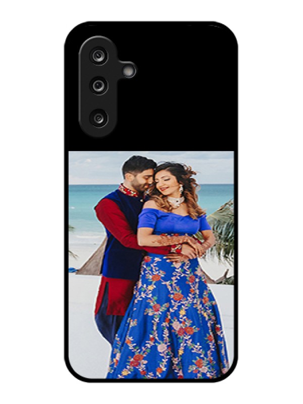 Custom Samsung Galaxy M36 5G Custom Glass Phone Case - Upload Full Picture With Custom Color Design