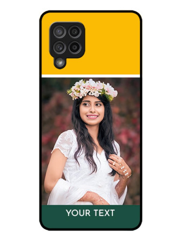 Custom Galaxy M42 5G Photo Printing on Glass Case - Love You Design