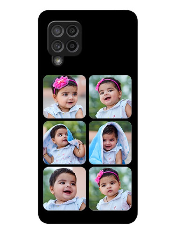Custom Galaxy M42 5G Photo Printing on Glass Case - Multiple Pictures Design