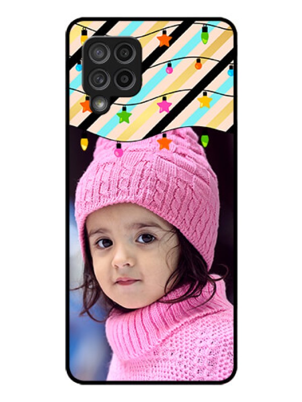 Custom Galaxy M42 5G Custom Glass Mobile Case - Lights Hanging Design