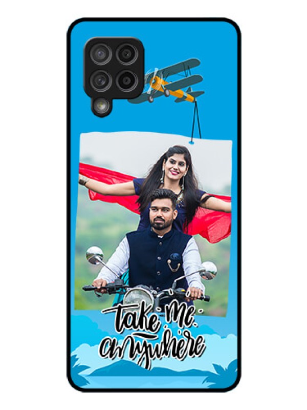 Custom Galaxy M42 5G Custom Glass Mobile Case - Traveller Design 