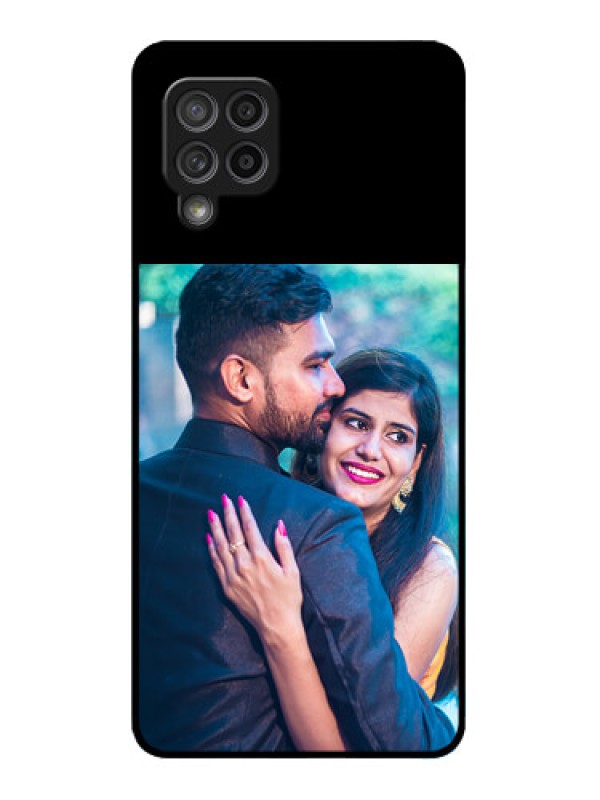 Custom Galaxy M42 5G Custom Glass Phone Case - Upload Full Picture With Custom Color Design