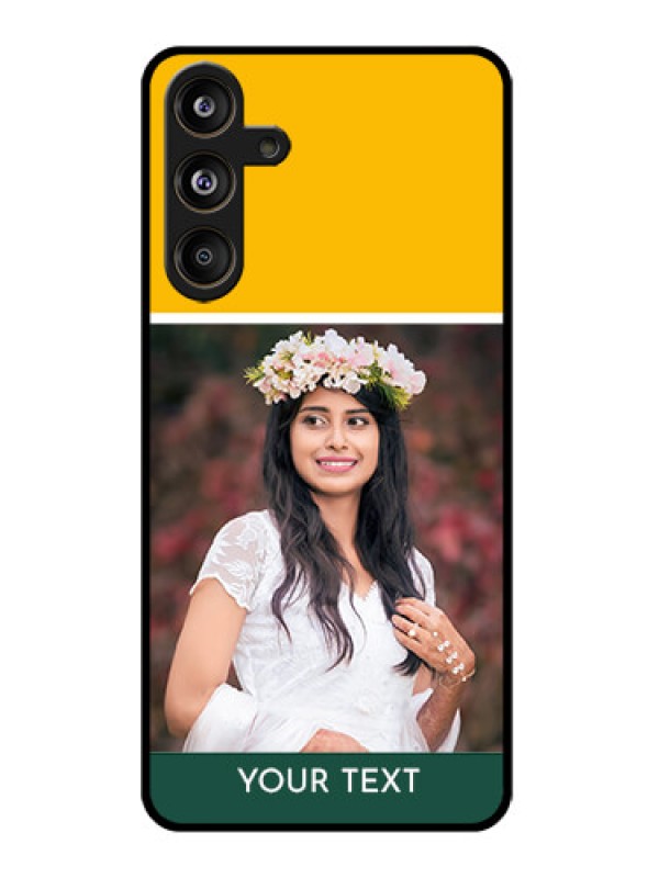 Custom Samsung Galaxy M55 5G Custom Glass Phone CaseLove You Design