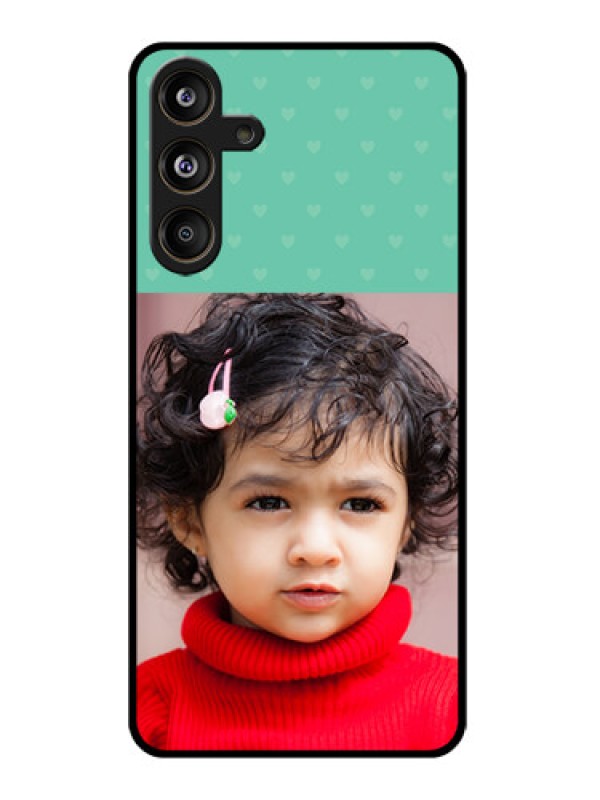 Custom Samsung Galaxy M55 5G Custom Glass Phone CaseLovers Picture Design