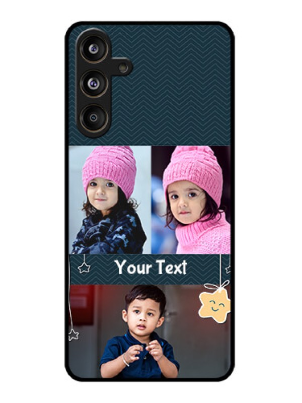 Custom Samsung Galaxy M55 5G Custom Glass Phone CaseHanging Stars Design