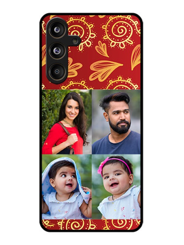 Custom Samsung Galaxy M55 5G Custom Glass Phone Case4 Image Traditional Design