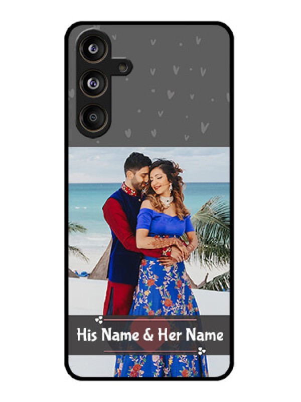 Custom Samsung Galaxy M55 5G Custom Glass Phone CaseBuy Love Design With Photo Online
