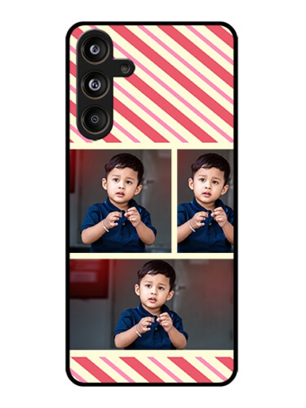 Custom Galaxy M55s 5G Custom Glass Phone Case - Picture Upload Mobile Case Design