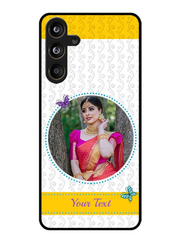 Custom Galaxy M55s 5G Custom Glass Phone Case - Girls Premium Case Design