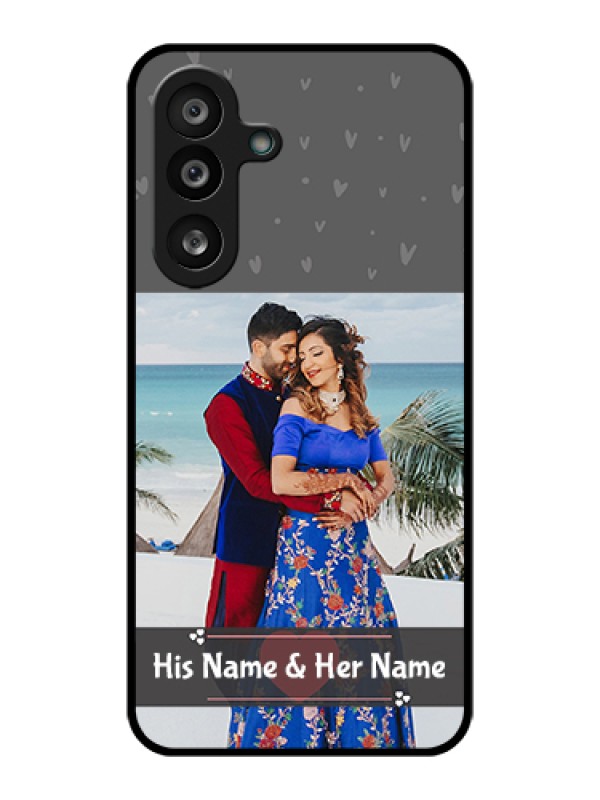 Custom Samsung Galaxy M56 5G Custom Glass Phone Case - Buy Love Design With Photo Online