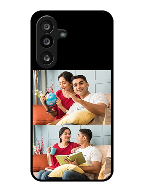 Custom Samsung Galaxy M56 5G Custom Glass Phone Case - 2 Images Design