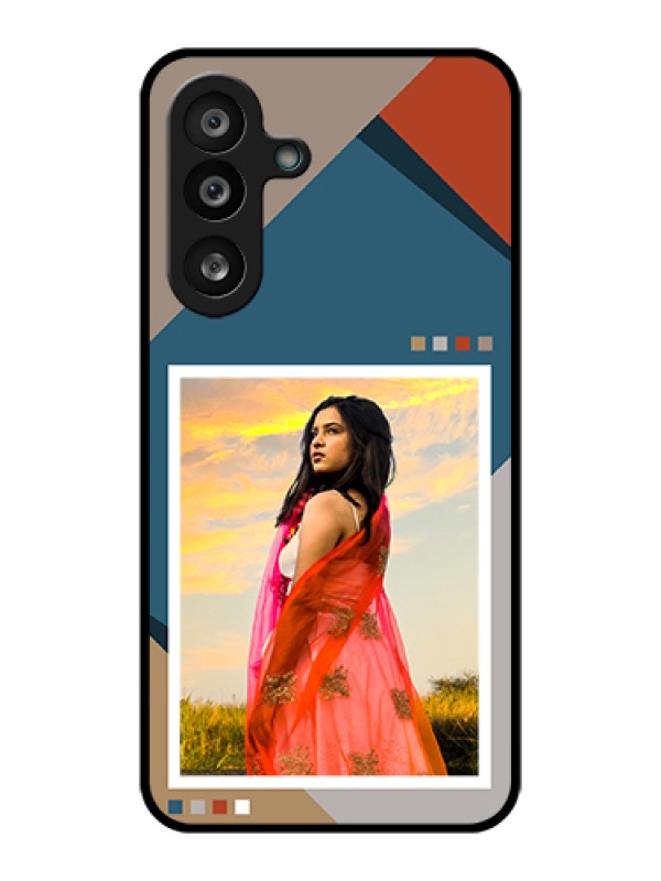 Custom Samsung Galaxy M56 5G Custom Glass Phone Case - Retro Color Pallet Design