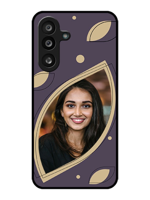 Custom Samsung Galaxy M56 5G Custom Glass Phone Case - Falling Leaf Design