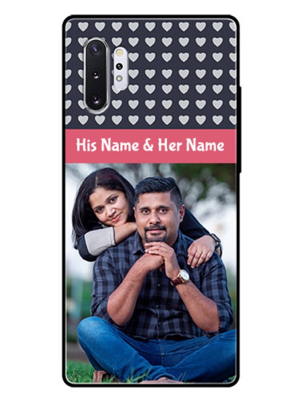 Custom Samsung Galaxy Note 10 Plus Custom Glass Mobile Case  - Love Symbols Design