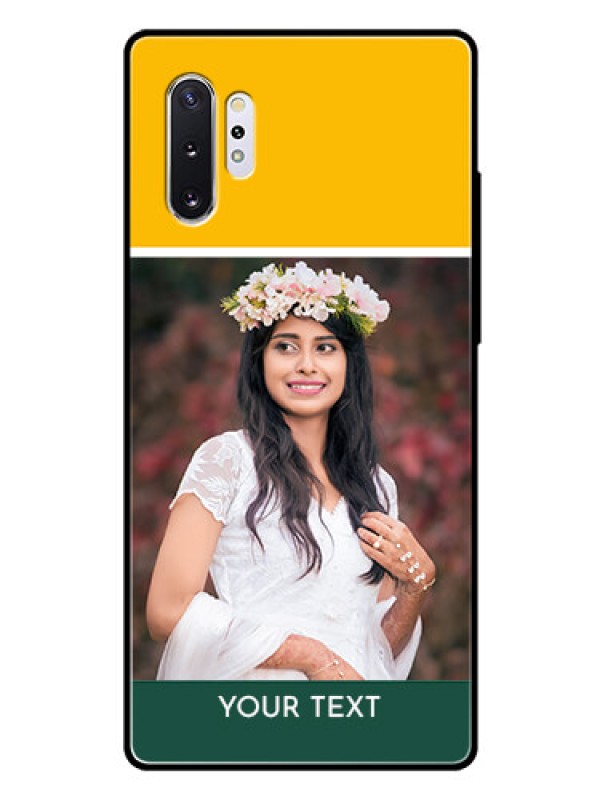 Custom Samsung Galaxy Note 10 Plus Photo Printing on Glass Case  - Love You Design