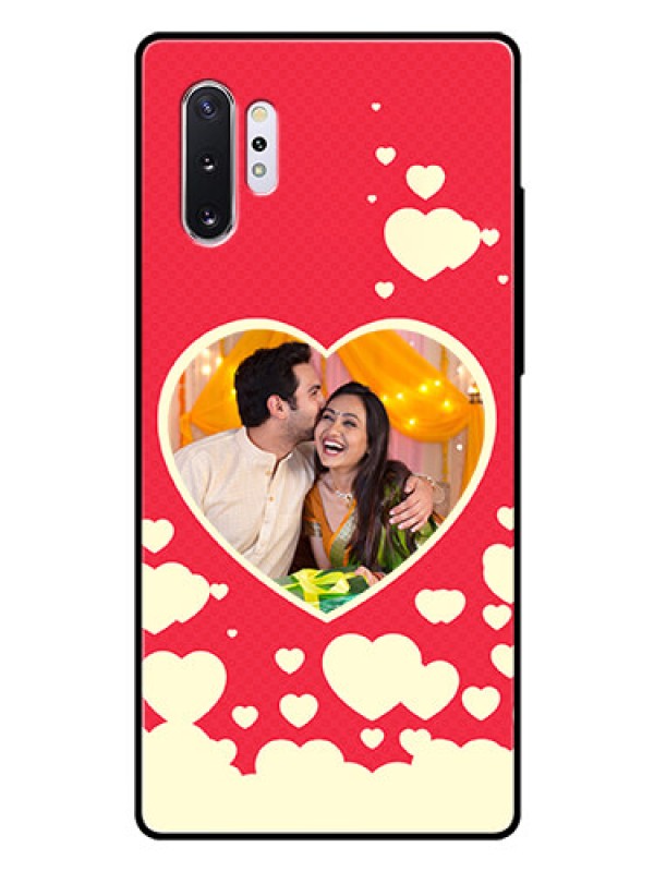 Custom Samsung Galaxy Note 10 Plus Custom Glass Mobile Case  - Love Symbols Phone Cover Design