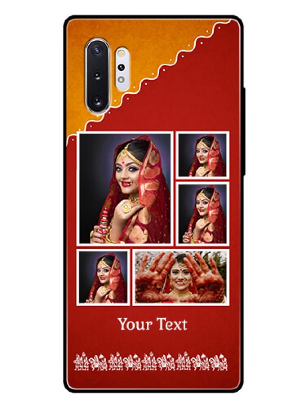 Custom Samsung Galaxy Note 10 Plus Personalized Glass Phone Case  - Wedding Pic Upload Design