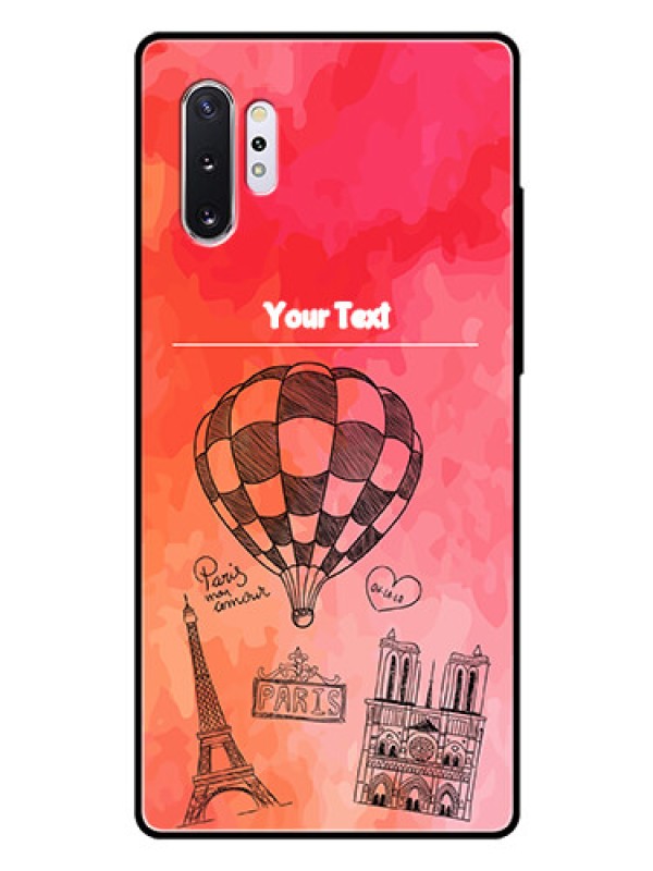 Custom Samsung Galaxy Note 10 Plus Custom Glass Phone Case  - Paris Theme Design