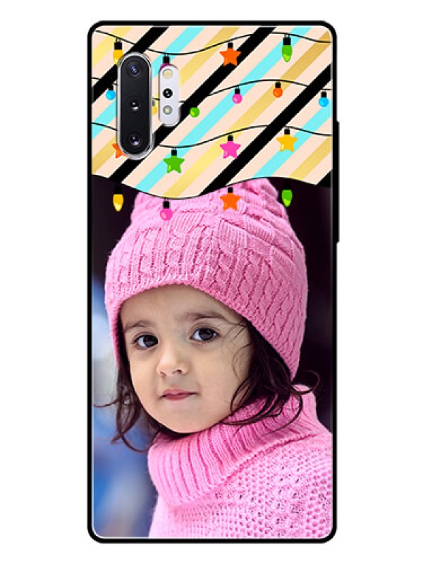 Custom Samsung Galaxy Note 10 Plus Custom Glass Mobile Case  - Lights Hanging Design