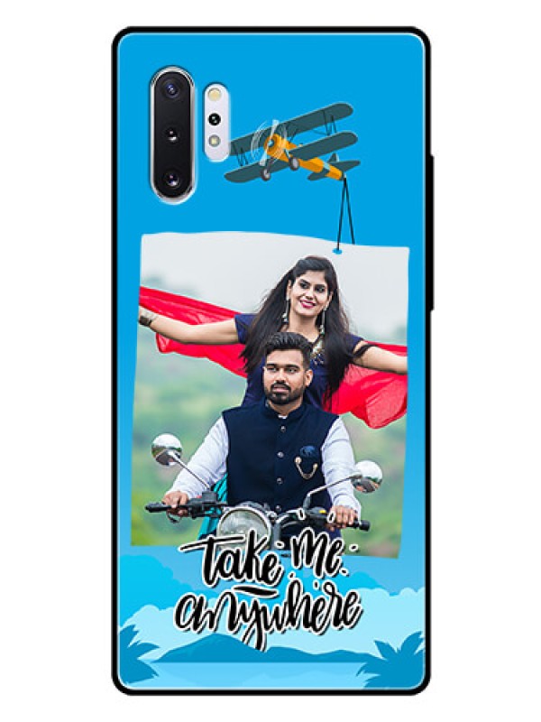 Custom Samsung Galaxy Note 10 Plus Custom Glass Mobile Case  - Traveller Design 