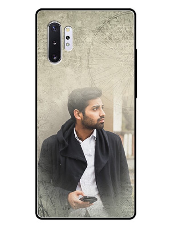 Custom Samsung Galaxy Note 10 Plus Custom Glass Phone Case  - with vintage design