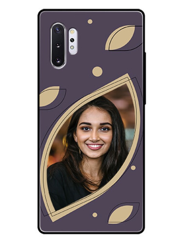 Custom Galaxy Note 10 Plus Custom Glass Mobile Case - Falling Leaf Design