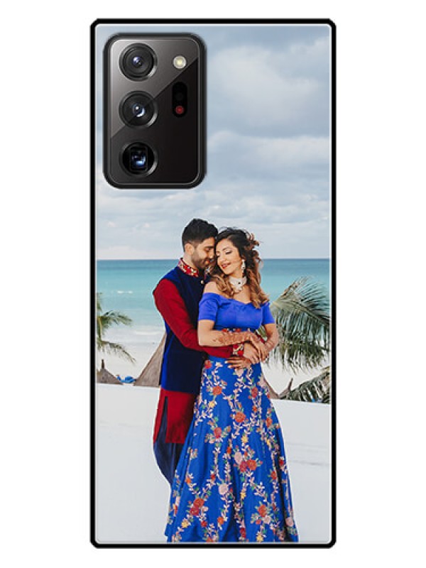 Custom Galaxy Note 20 Ultra Photo Printing on Glass Case  - Upload Full Picture Design