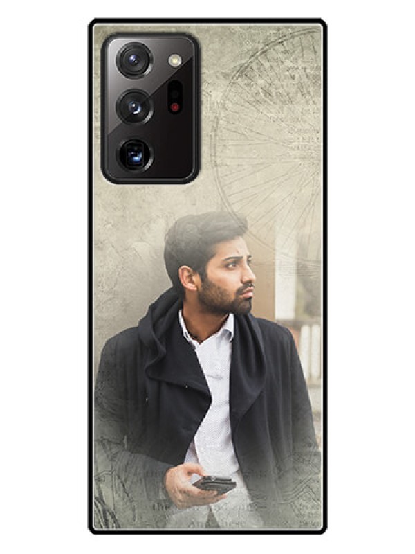 Custom Galaxy Note 20 Ultra Custom Glass Phone Case  - with vintage design