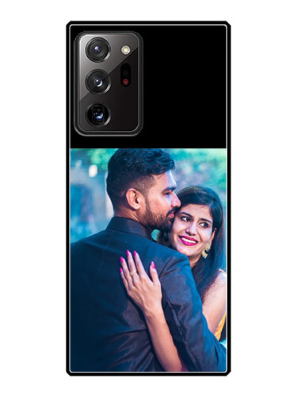 Custom Galaxy Note 20 Ultra Custom Glass Phone Case - Upload Full Picture With Custom Color Design