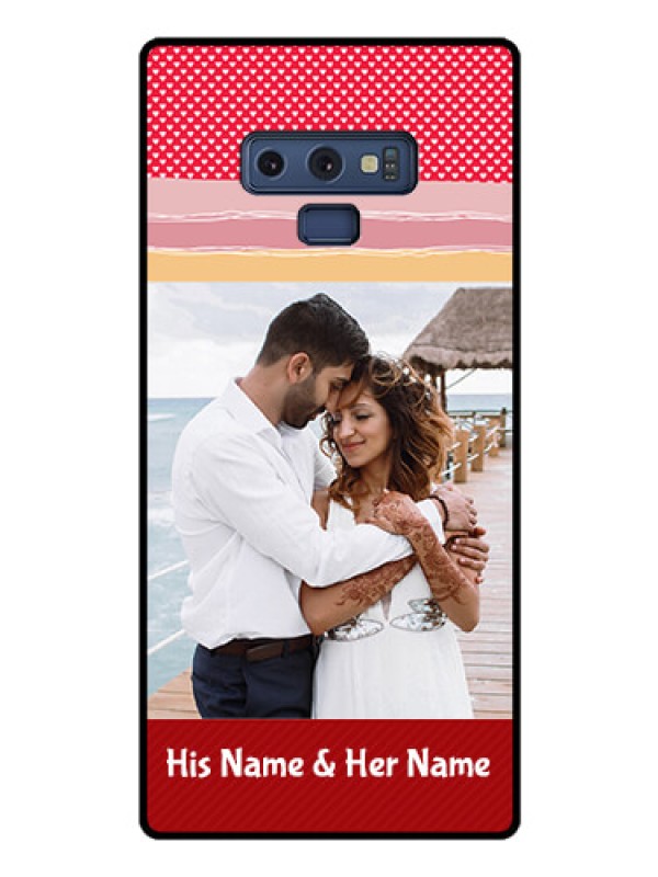 Custom Galaxy Note 9 Custom Glass Mobile Case  - Premium Case Design
