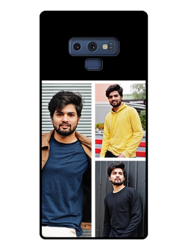 Custom Galaxy Note 9 Photo Printing on Glass Case  - Upload Multiple Picture Design