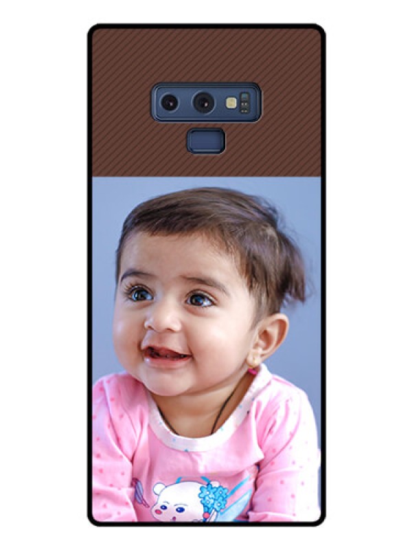 Custom Galaxy Note 9 Custom Glass Mobile Case  - Elegant Case Design