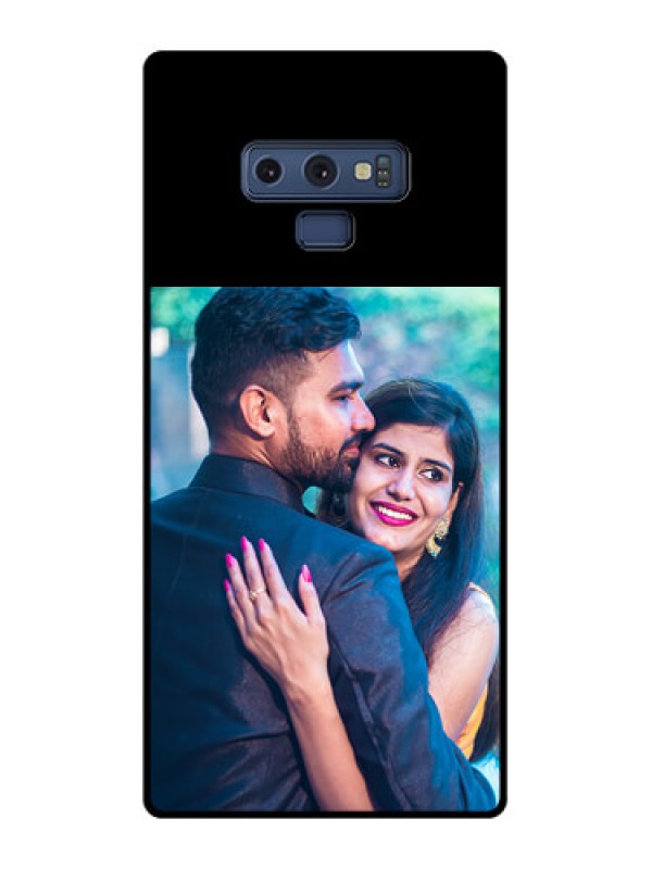 Custom Galaxy Note 9 Custom Glass Phone Case - Upload Full Picture With Custom Color Design