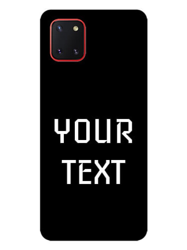Custom Galaxy Note10 Lite Your Name on Glass Phone Case
