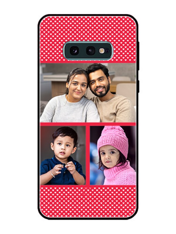 Custom Galaxy S10e Personalized Glass Phone Case  - Bulk Pic Upload Design