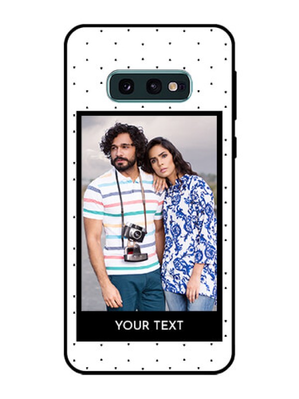 Custom Galaxy S10e Photo Printing on Glass Case  - Premium Design