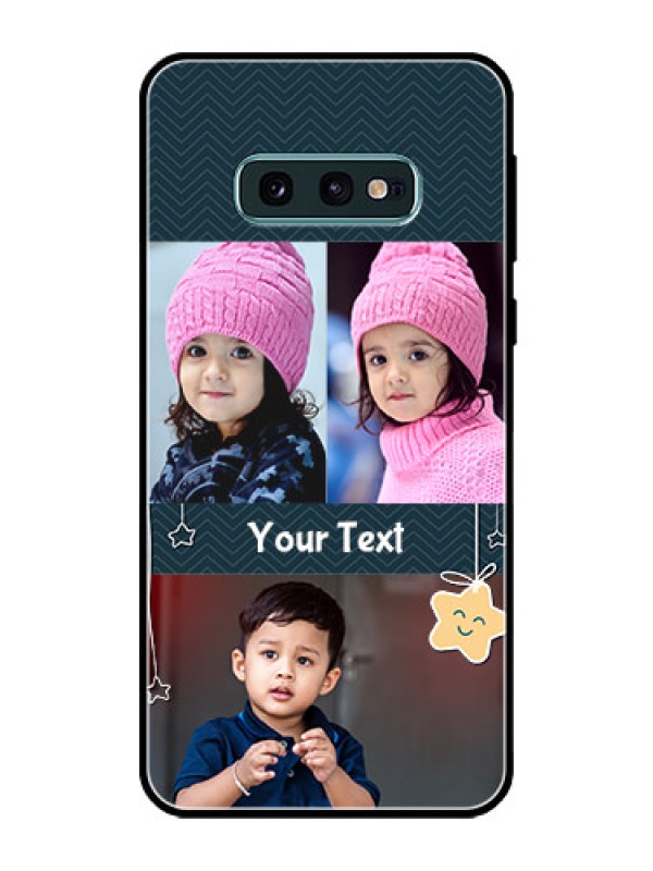 Custom Galaxy S10e Custom Glass Mobile Case  - Hanging Stars Design