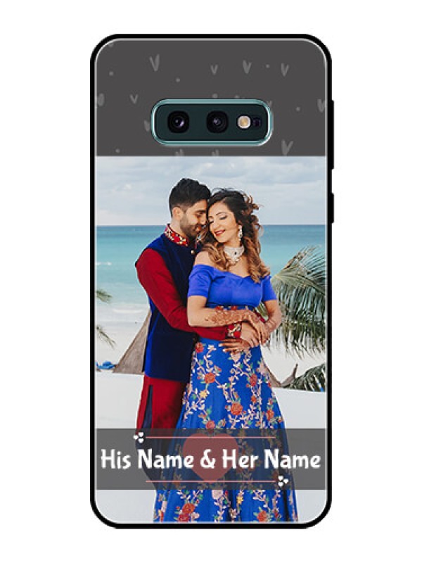 Custom Galaxy S10e Custom Glass Mobile Case  - Buy Love Design with Photo Online