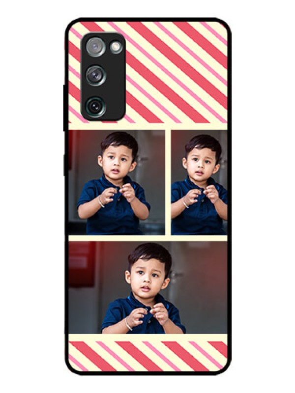 Custom Galaxy S20 FE 5G Personalized Glass Phone Case  - Picture Upload Mobile Case Design