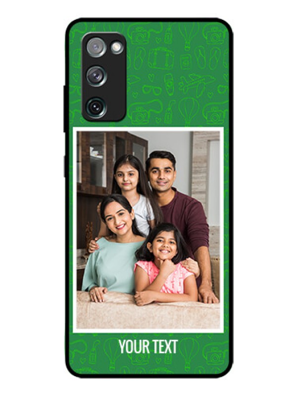 Custom Galaxy S20 FE 5G Personalized Glass Phone Case  - Picture Upload Design