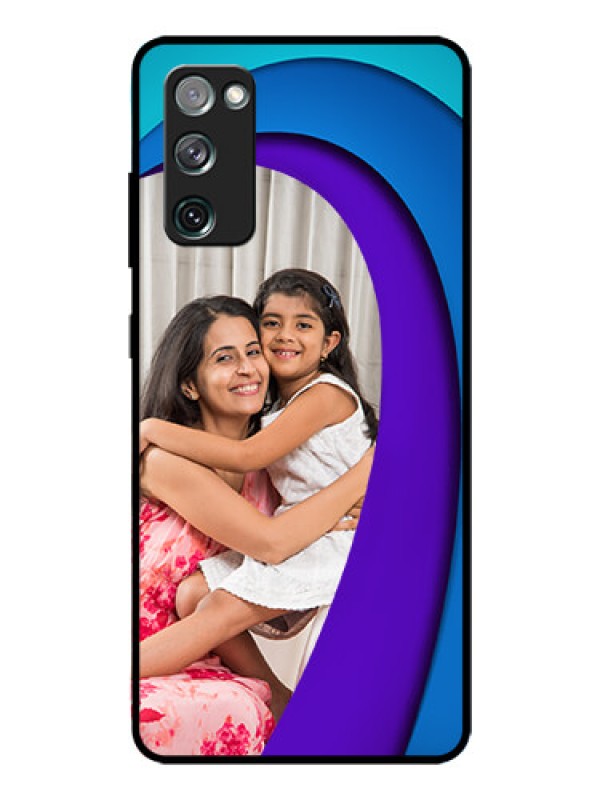 Custom Galaxy S20 FE 5G Photo Printing on Glass Case  - Simple Pattern Design