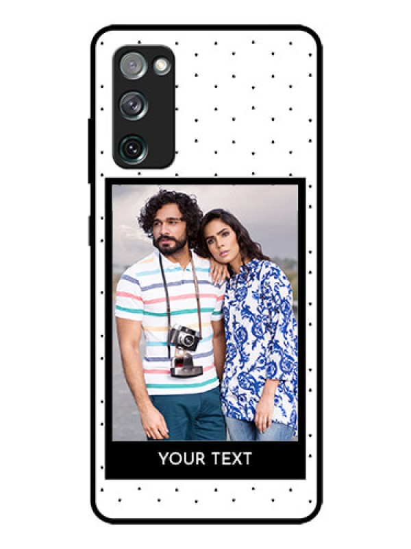 Custom Galaxy S20 FE 5G Photo Printing on Glass Case  - Premium Design