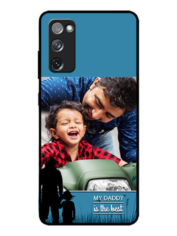 Custom Galaxy S20 FE 5G Custom Glass Mobile Case  - Best dad design 