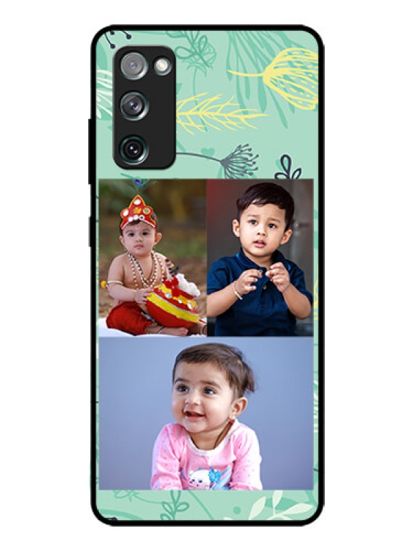 Custom Galaxy S20 FE 5G Photo Printing on Glass Case  - Forever Family Design 