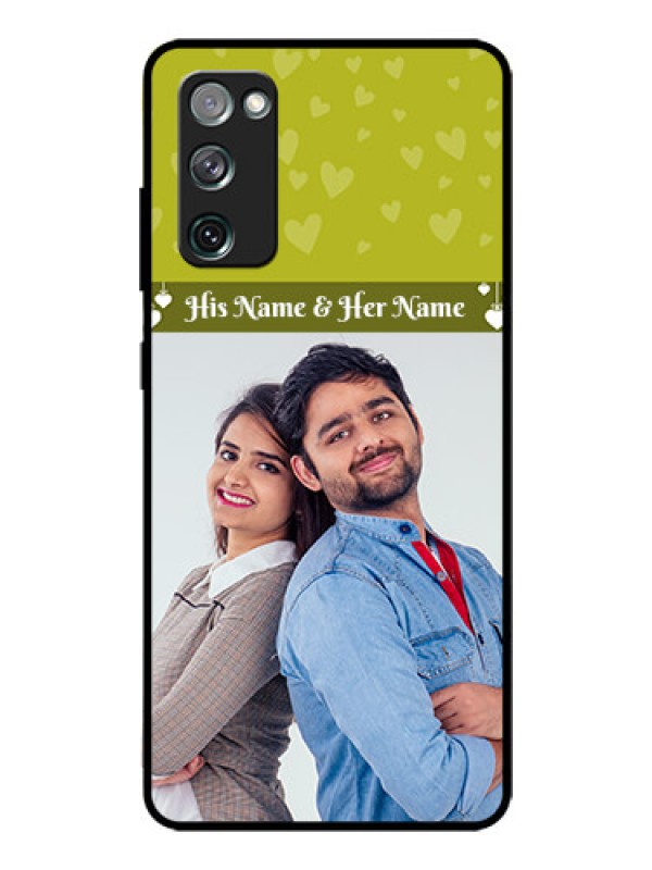 Custom Galaxy S20 FE 5G Custom Glass Phone Case  - You & Me Heart Design