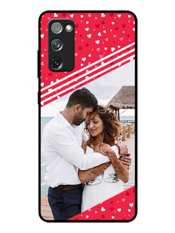 Custom Galaxy S20 Fe Custom Glass Mobile Case  - Valentines Gift Design