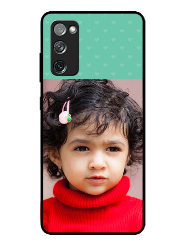 Custom Galaxy S20 Fe Custom Glass Phone Case  - Lovers Picture Design