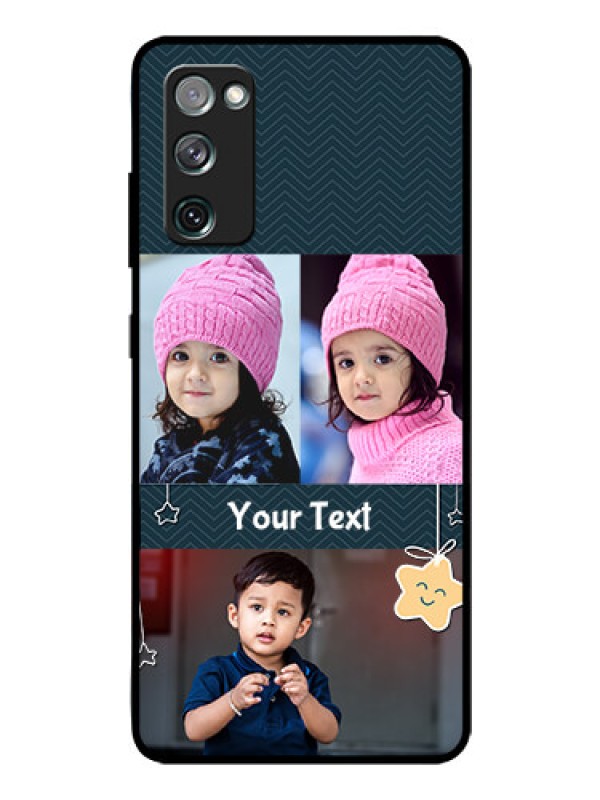 Custom Galaxy S20 Fe Custom Glass Mobile Case  - Hanging Stars Design