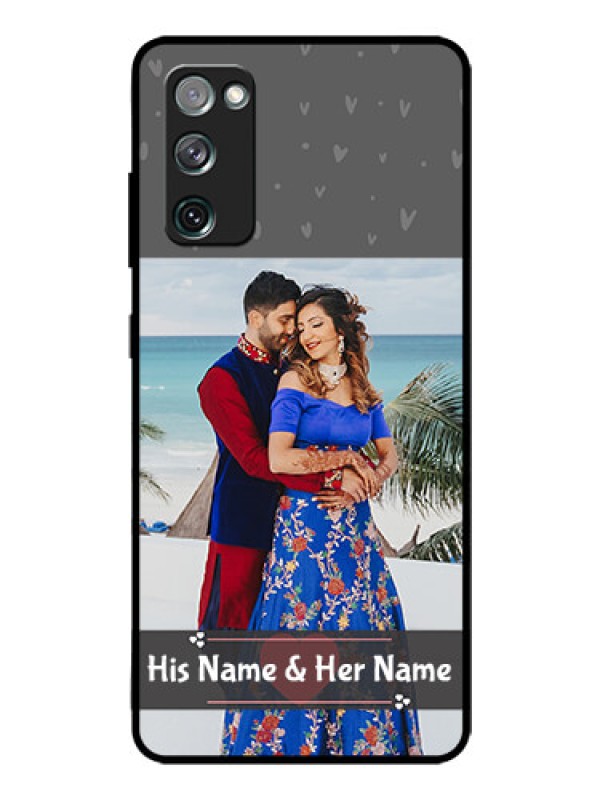 Custom Galaxy S20 Fe Custom Glass Mobile Case  - Buy Love Design with Photo Online