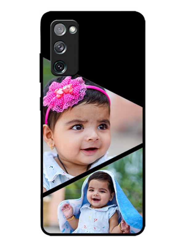 Custom Galaxy S20 Fe Custom Glass Phone Case  - Semi Cut Design